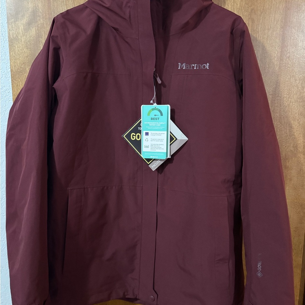 Marmot Maroon Hooded Jacket